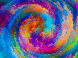Wall Mural - Color Swirl