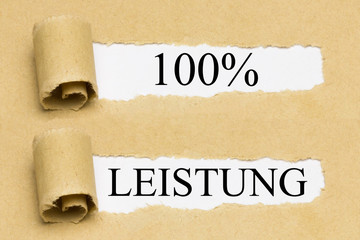 Canvas Print - 100% Leistung