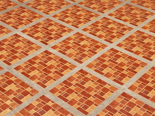 Sticker - Orange tile walkway