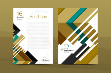 Design of annual report cover brochure