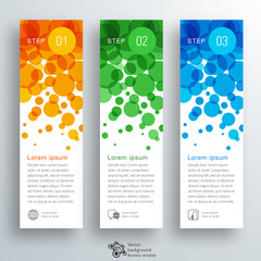 Wall Mural - Infographics Web Banner & Label Design
