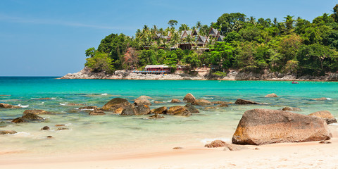  Tropical beach resort