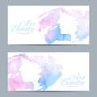 © UVAconcept - Set of banners with conceptual silhouette of a woman with hair.