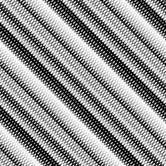 Poster - Seamlessly repeatable geometric pattern - Abstract monochrome ba
