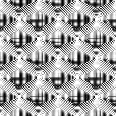 Fototapete - Cellular geometric pattern, seamlessly repeatable. Abstract mono
