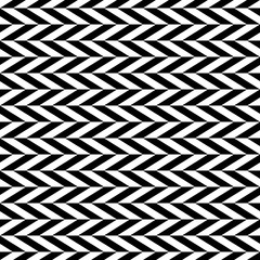 Poster - Checkered seamless pattern with alternating parallelogram. Optic