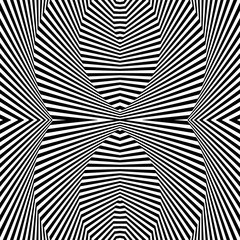 Poster - Abstract geometric pattern, monochrome background. Repeatable te