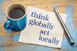 Think globally, act locally