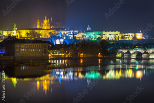 Fotografija Prague, Charles Bridge and Mala Strana.