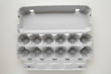 Empty Carton Of Dozen Eggs Package