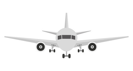Wall Mural - airplane silhouette  isolated icon design