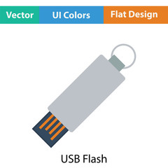 Wall Mural - USB flash icon