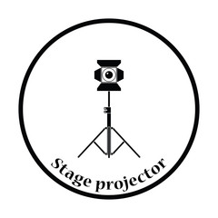 Poster - Stage projector icon