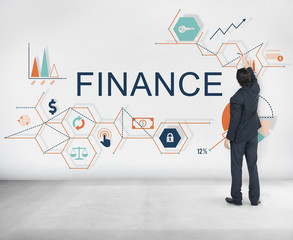 Wall Mural - Finance Money Debt Credit Balance Concept
