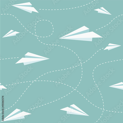 Paper Plane Wallpaper Buy This Stock Vector And Explore Similar Images, Photos, Reviews