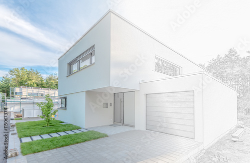 Modernes Haus In Planung Buy This Stock Illustration And Explore Similar Illustrations At Adobe Stock Adobe Stock