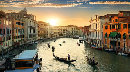 Sticker - Venice in the evening