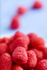 Sticker - red raspberries