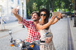 © kegfire - couple making selfie photo