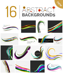 Pack of vector abstract backgrounds