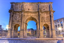 Arch Of Constantine In Rome, Italy, HDR