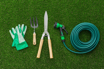 Wall Mural - Gardener tools