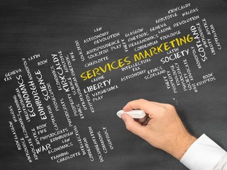 Sticker - Services marketing