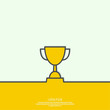 Gold cup of the winner 