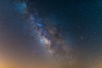 milky way. beautiful summer night sky with stars. background.