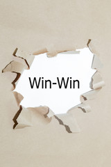 WIN WIN message written 