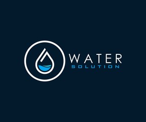 Sticker - Water drop logo