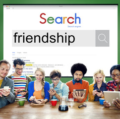 Sticker - Friends Friendship Fellowship Community Team Concept