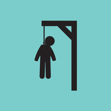 Death Penalty Symbol Vector Illustration.