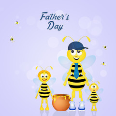 Sticker - bee dad for Father's day