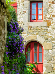  Traditional architecture of Brittany, France