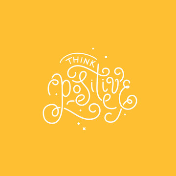 Vector illustration with hand-lettering phrase