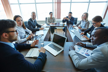 Wall Mural - Business meeting