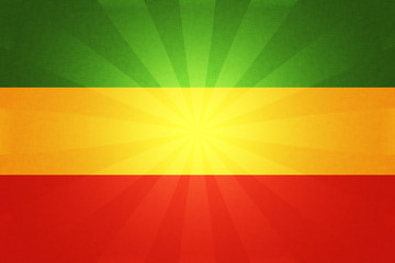 Wall Mural - Rastafarian Flag African Background