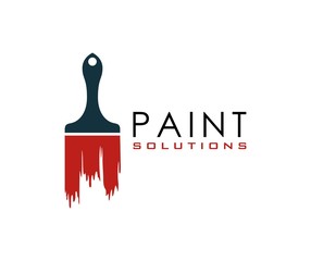 Wall Mural - paint brush logo