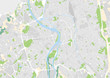 vector city map of Toulouse, France