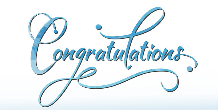 Congratulations caligraphy