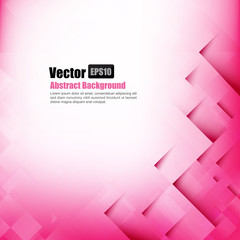Poster - Abstract background light pink with basic geometry element vecto