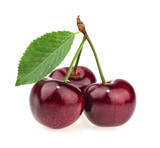 Fototapeta  - cherries isolated