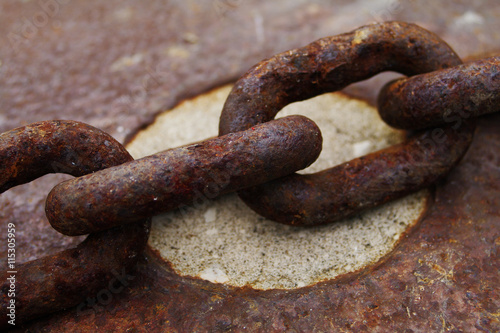 Fotografia, Obraz  錆びたチェーン