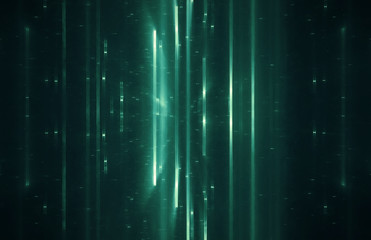 Wall Mural - abstract data stream matrix like background