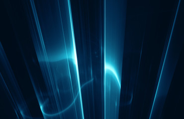 Wall Mural - abstract blurry blue background
