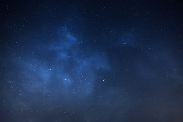 Poster - Night sky - Universe filled with stars, nebula and galaxy