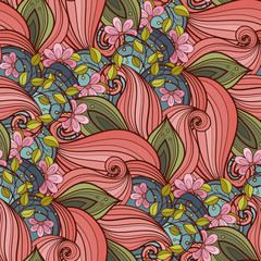  Vector Seamless Floral Pattern