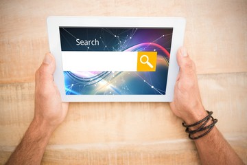 Poster - Composite image of logo of a search bar