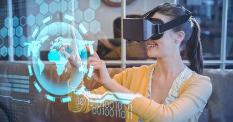 Poster - Composite image of interface